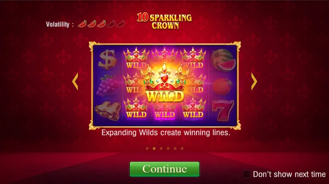 10 Sparkling Crown (JILI) slot ဂိမ်း တရားဝင် banner