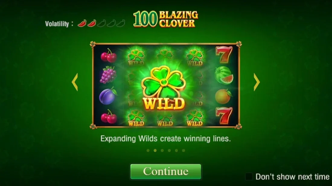 100 Blazing Clover (JILI) slot ဂိမ်း တရားဝင် banner