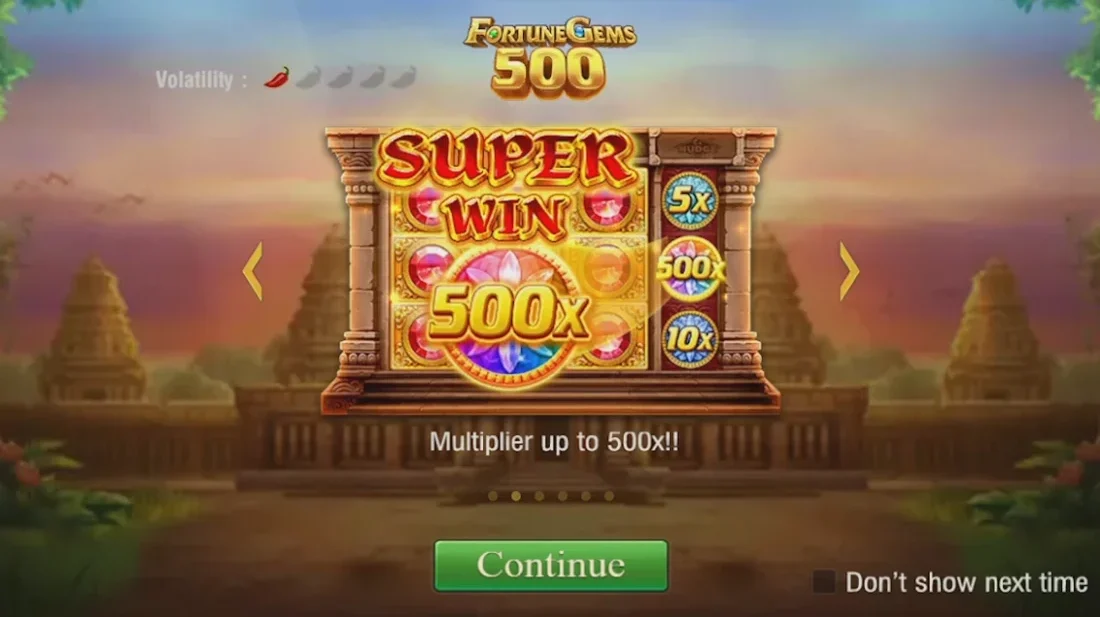 Fortune Gems 500 (JILI) slot ဂိမ်း တရားဝင် banner