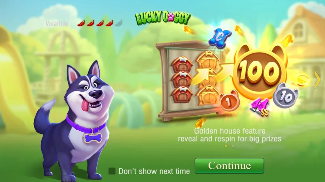 Lucky Doggy (JILI) slot ဂိမ်း တရားဝင် banner